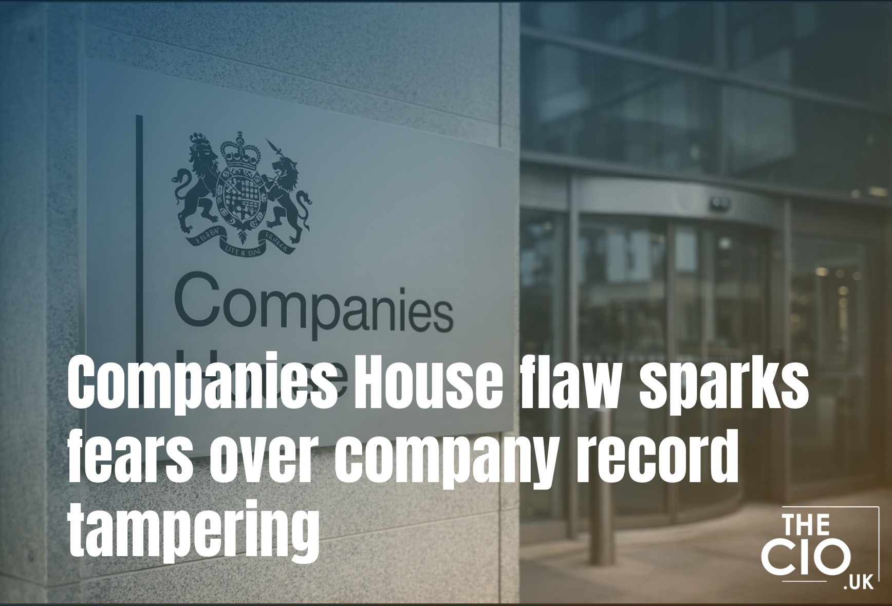 A Companies House WebFiling vulnerability may have exposed private director data and enabled unauthorised company record changes