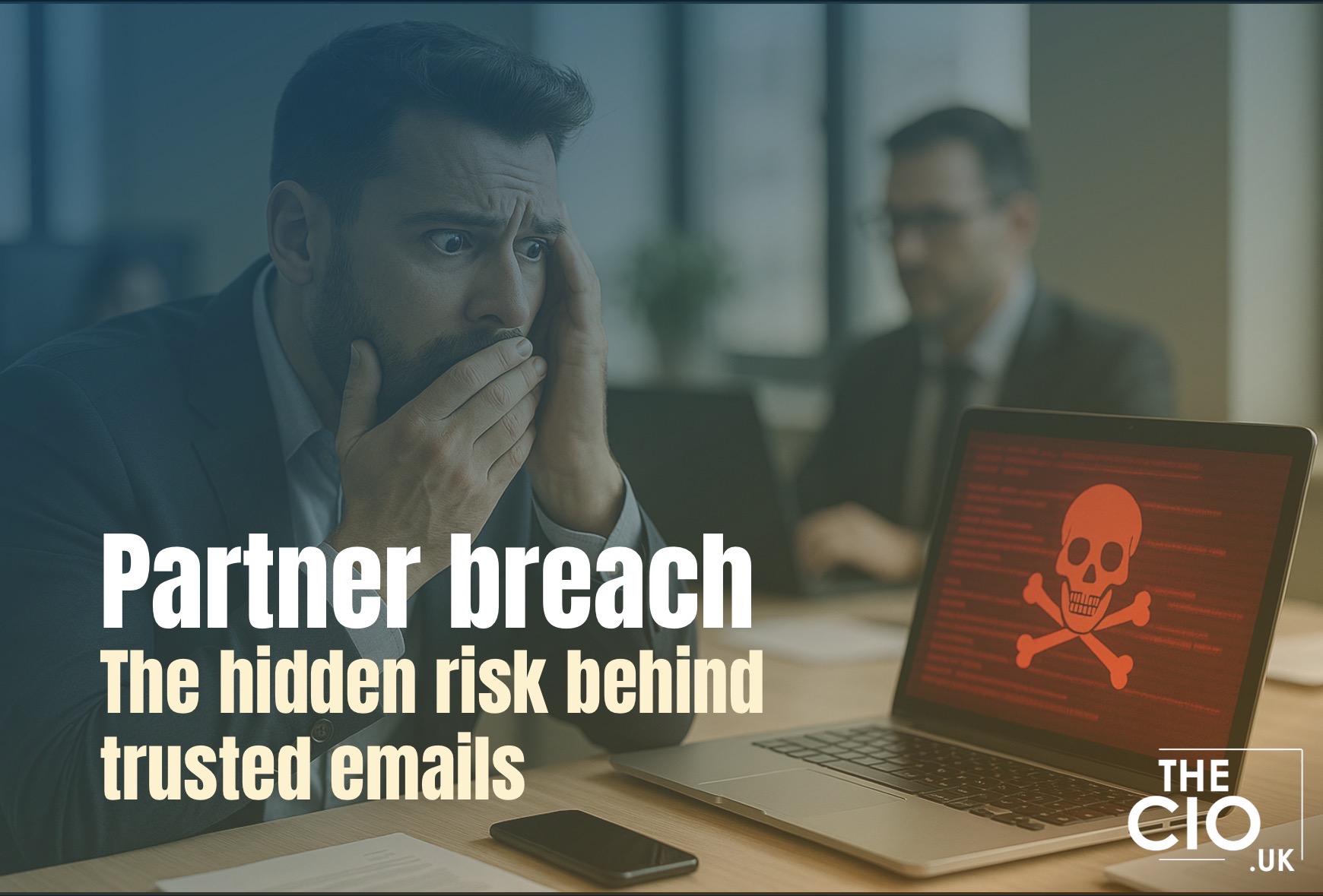 Trusted partner email compromise risk
